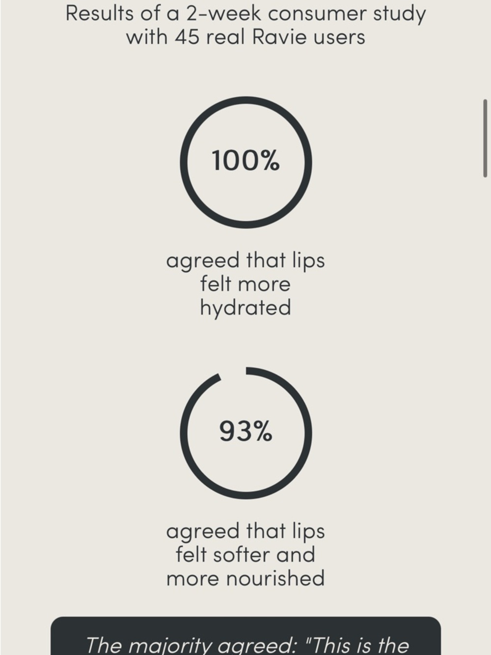 Lip Renewal™ Treatment Oil - Peachy Nude RAVIE BEAUTY - Picture 8 of 9